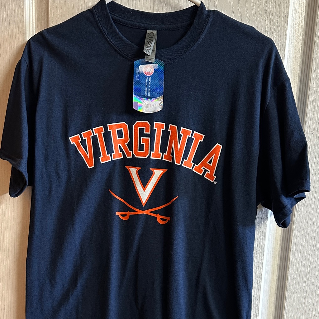 Oura Virginia Navy And Orange Tee
